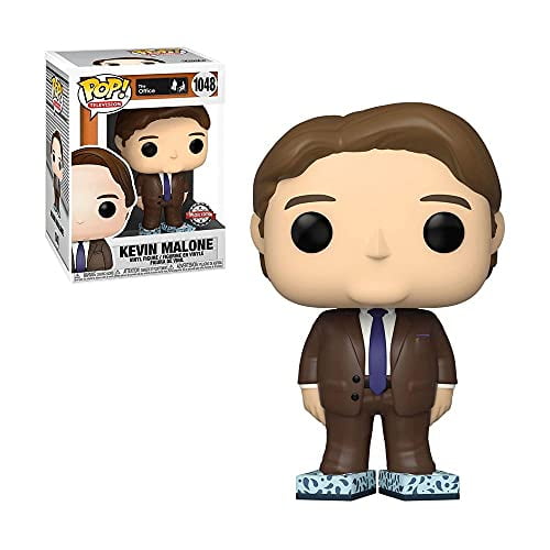 FUNKO POP THE OFFICE KEVIN MALONE TISSUE BOX SHOES #1048 EXCLUSIVE PROTECTOR 