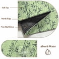 thumbnail image 5 of Green Leaves Large Area Rugs 8x10 ft Hand-Painted Modern Spring Leaf Plant Teal Green Botanical Green Washable Rug Non Slip Indoor Carpet Absorbent Floor Mat for Living Room Bedroom Dining Room, 5 of 9