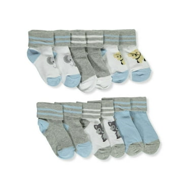 Burt's Bees Baby, Baby Boys, 6-pack Ankle With Non-slip Grips, Made ...