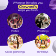thumbnail image 5 of Choward's Violet Flavored Mints Candy Bag, Low-Calorie, Breath Freshener, Resealable Bag for Freshness, (4 oz, 64 individually wrapped mints), 5 of 8