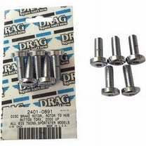 Drag Specialties 2401-0892 Rear Disc Brake Mounting Kit - Black Chrome