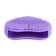 thumbnail image 5 of Limpiador de brochas de maquillaje de silicona portátil, tabla de lavado de cosméticos, herramienta de mano (púrpura), 5 of 10