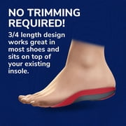 Dr. Scholl’s® Custom Fit® Foot Orthotics 3/4 Length Inserts, CF 440, All-Day Pain Relief for Feet