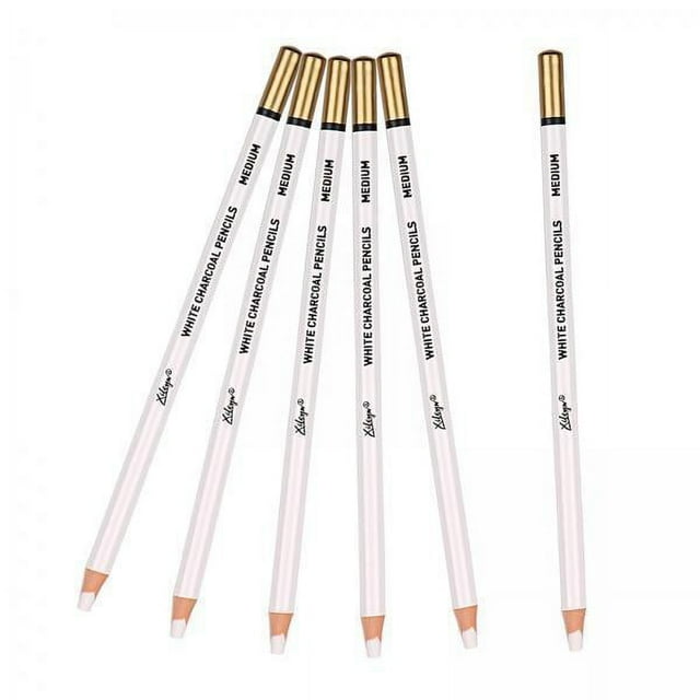 2x Lápices de Carbón Brillante, Ecológicos, 4 Mm, Resaltado , profesion, 6 Piezas, Bolígrafo de Tinta para de Color,