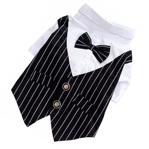FENGGUIQU Dog Tuxedo Suit Formal Wear for Weddings, 1 Pack