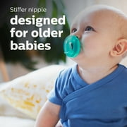 Philips Avent Soothie Pacifier, 3-18 Months, Green, 2 Pack, SCF192/05