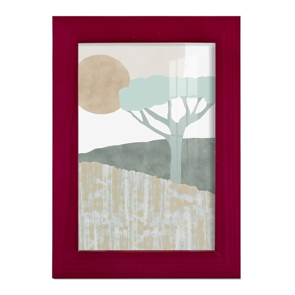 Ennerdale I - Framed Print w/glass - Cherry Red