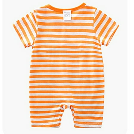 

Aayomet Baby Rompers Girl Baby Bodysuit Sets Baby Boy Girl Clothes short long Sleeve Romper Bodysuit baby boys one-piece rompers Jumpsuit Outfits Onesies Orange 0-6 Months