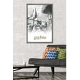 thumbnail image 2 of The Wizarding World: Harry Potter - Illustrated Hogwarts Wall Poster, 22.375" x 34", Framed, 2 of 6