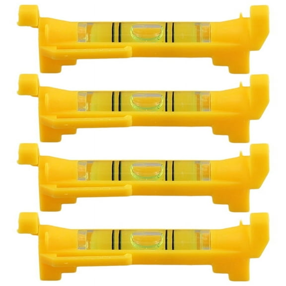 4Pcs String Level Hanging Line for Leveling Surveying, Building Trades, Bricklaying, Etc. (Yellow)