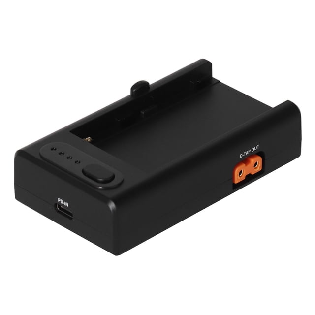 NPF Battery Adapter Plate, Multiple Protection Pure Copper Contacts Stable Output Battery Converter Adapter 4 Indicator Lights For Photography