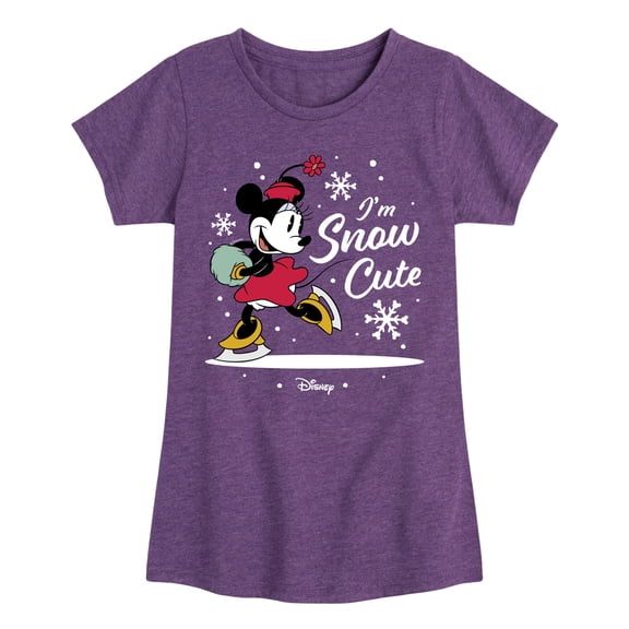 Disney - I'm Snow Cute - Toddler & Youth Girls Short Sleeve Graphic T-Shirt