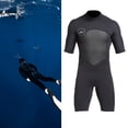 thumbnail image 4 of 2mm Men's Shorty Wetsuit Diving Snorkeling Surf Diving Wetsuit, 4 of 7