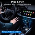 thumbnail image 5 of 2026 Upgrade 3 in 1 Screen Mirror for iOS Android Phone,Wired to Wireless Screen Mirroring Carplay Adapter for Car,Mirror Link Auto Adapter with 2.4/5Ghz WiFi & Bluetooth 5.0,Instant Wired, 5 of 5
