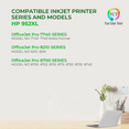 thumbnail image 2 of TCT 952XL Black Ink Cartridge 2 Pack - Compatible With HP 952XL 952 XL F6U19AN Black, 2 of 6
