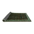thumbnail image 2 of Ahgly Company Indoor Square Persian Turquoise Blue Traditional Area Rugs, 5' Square, 2 of 4