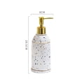thumbnail image 2 of Modern Ceramic Soap Dispenser Lotion Bottle For Bathroom Kitchen Sink Countertop 400ml, 2 of 4