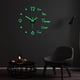 thumbnail image 2 of Pegatinas de reloj de pared luminosas 3D, decoraciones de pared de acrílico DIY Cocina Sala de estar Resplandor en Oficina, 2 of 8