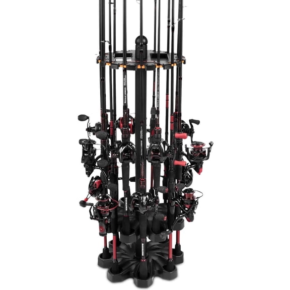 KastKing V16 Fishing Rod Rack, Fishing Pole Rack ,Standard-Without Rotating Base, Holds 16 Rods