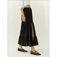 thumbnail image 3 of High Waist Maxi Skirt with Slit, 3 of 5