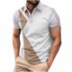 thumbnail image 1 of pstuiky camisetas para hombre, Camisa de manga corta con cuello abatible y cremallera para hombre, a la moda y de ocio camisas casuales para hombre s, 1 of 2