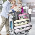 thumbnail image 5 of Luggage Handle Wrap for Suitcase 4 Pack Luggage Tag Identifiers for Travel Accessories Light Green Soft Pastel Watercolor, 5 of 6