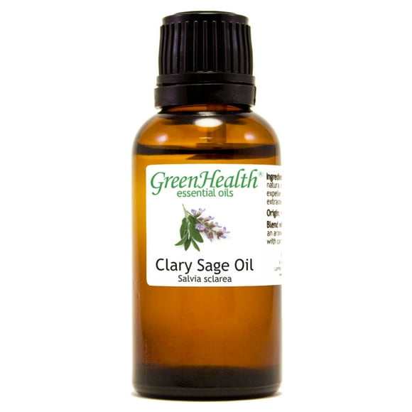 Clary Sage Essential Oils - 30 mL (1 oz) - Pure & All Natural - Aromatherapy Oil