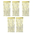 thumbnail image 3 of Elodie 5 Pieces Foil Fringe Backdrop Curtains Heart Tinsel Curtains Fringe Backdrop Gold, 3 of 8
