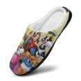 thumbnail image 3 of Mens Cozy Slippers Looney Tunes Cartoons Warm Soft Plush Slipper Slip-on House Shoes for Home Indoor Outdoor, 3 of 7