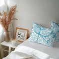 thumbnail image 6 of Lumbar Pillow Covers 20x12 Inch Set of 2, Palm Tree Monstera Waterproof Outdoor Pillow Covers, Teal Aqua Leaf Boho Botanical Tropical Decorative Cushion Pillowcases for Patio Garden Couch Bed, 6 of 9