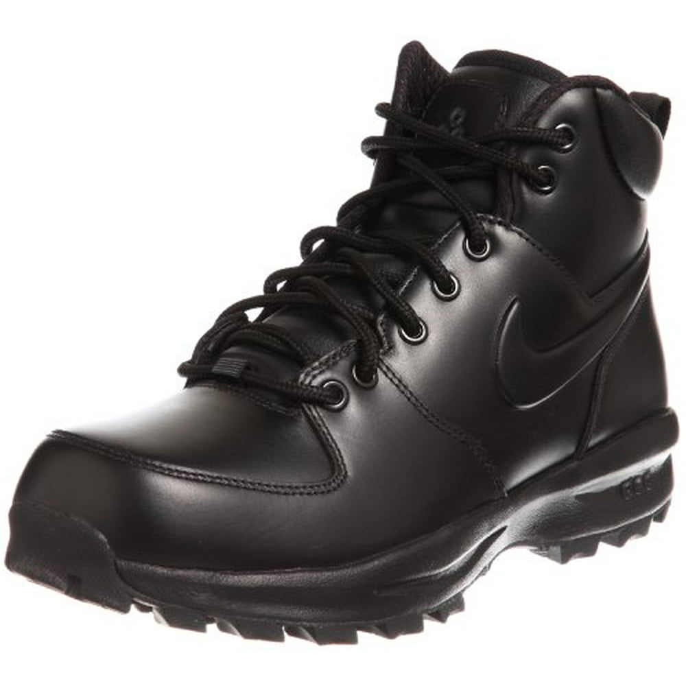 Nike - Nike Men's Manoa Leather Black/Black/Black Boot 10 Men US - Walmart.com - Walmart.com