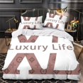 thumbnail image 3 of Home Bedding Cover Set Luxury Pattern Duvet Cover Quilt Cover Set Bed Gift Designable,Queen (90"x90"), 3 of 5