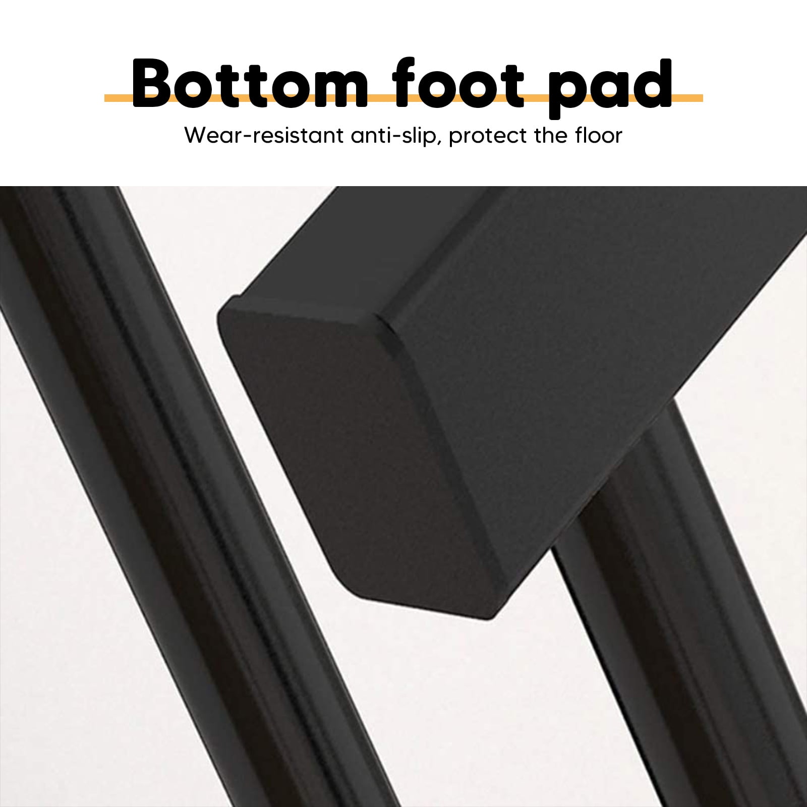 Homemart Clothes Rack without Wheels Double Garment Rack Rolling Rack for Indoor Bedroom Portable Closet 2-Pole Iron Clothes Hanger Rack Modern Garment Hanger Stand for Home