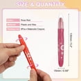 thumbnail image 2 of Uxcell 6Pcs Watercolor Gel Crayon for Coloring, Rose Red, 2 of 6