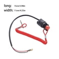 thumbnail image 4 of Kenally Interruptor de parada de Motor fuera de borda para barcos, interruptores universales portátiles desmontables para lancha motora, accesorios con Accesorios para motos Kenally VI018343-01, 4 of 6