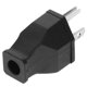 thumbnail image 1 of Luxshiny Extensión Plug De Plástico Negro Para Uso Industrial De Alta Corriente 15A, 1 of 5