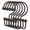 Bronze, variant on Bathway Black Shower Curtain Hooks, 12PCS Minimalist Simple Double Shower Curtain Rings, Rust-Resistant Metal Shower Hooks Shower Curtain Hangers, Shower Rings for Bathroom Shower Rods Curtains