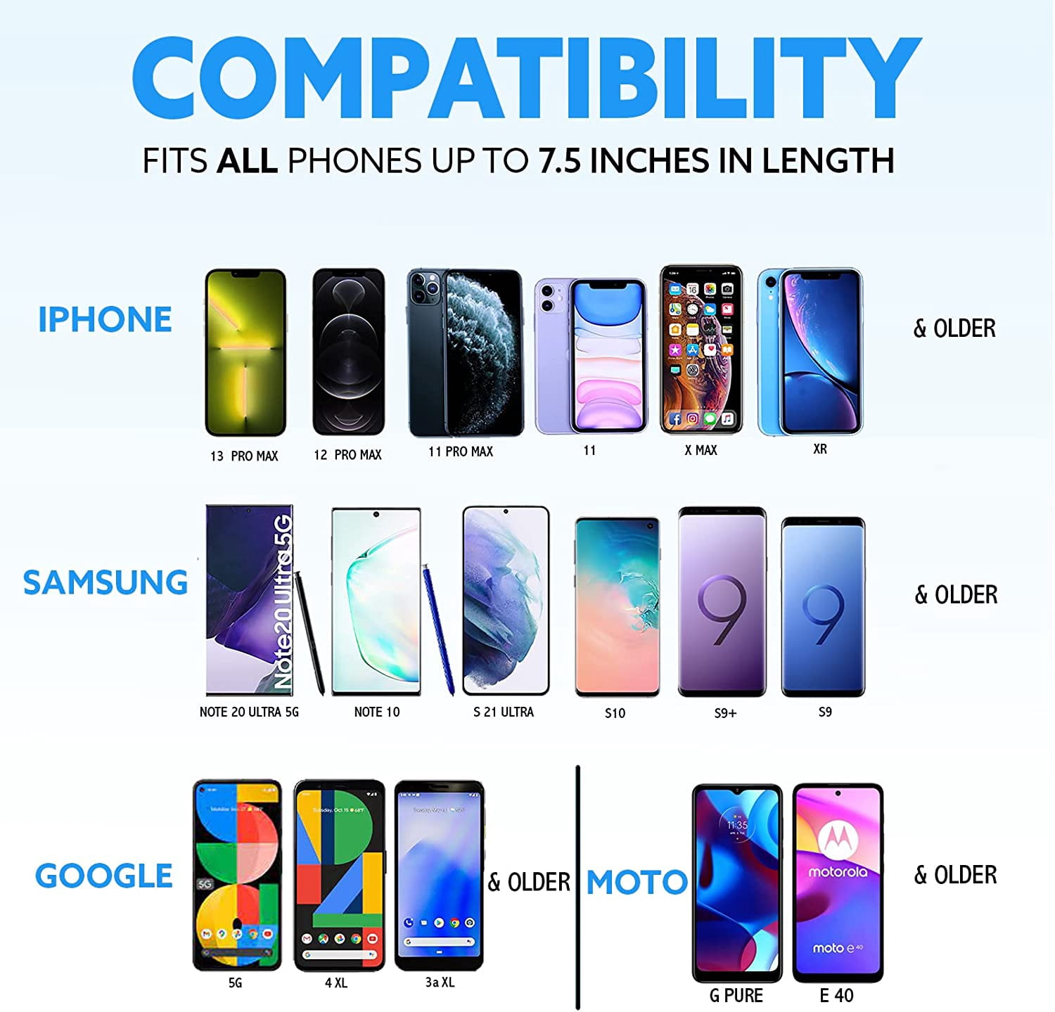 Submariner Universal Waterproof Case - Phone Pouch Compatible for iPhone 14 13 Pro Max XS Plus Samsung Galaxy S22 Cell Phones Up to 7.5", IPX8 Cellphone Dry Bag Vacations 2 Pack