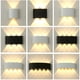 thumbnail image 2 of Lámpara de pared LED Up and Down, resistente al agua IP65, de aluminio, para interiores, dormitorios, salas de estar, pasillos, iluminación interior y exterior, 2 of 5