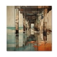 thumbnail image 3 of Designart "Perspective of the Coastal Pier II" Nautical & Beach Print on Natural Pine Wood, 3 of 5