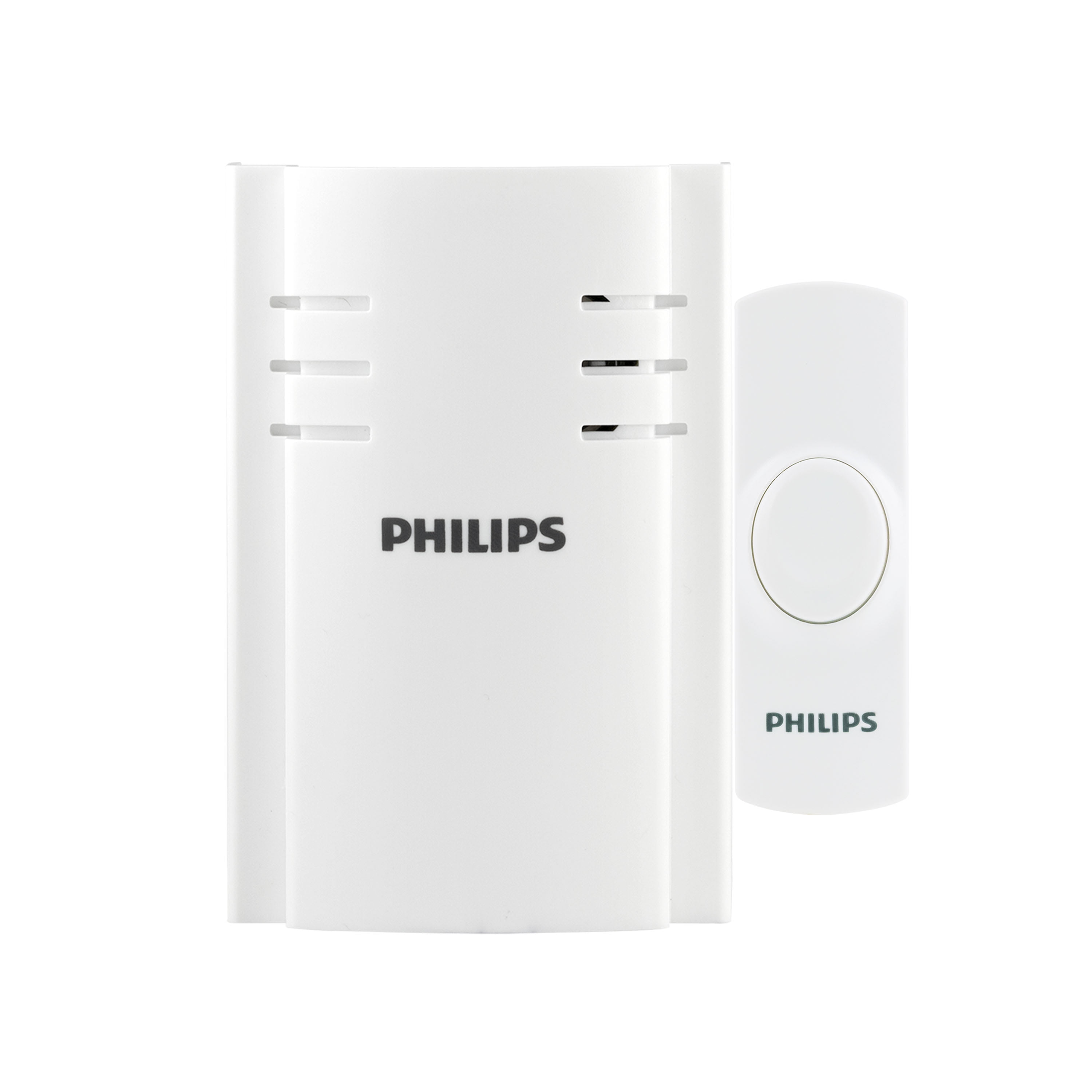Philips Plug-in 2-Melody Doorbell Kit, White  DES2120W/27
