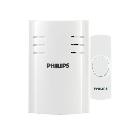 Philips Plug-in 2-Melody Doorbell Kit  White  DES2120W/27