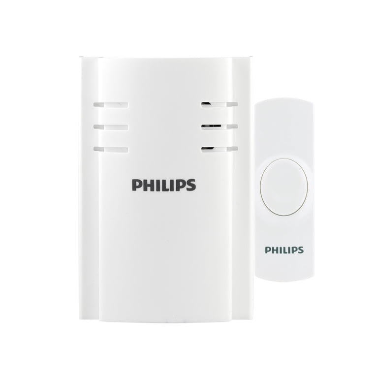 Philips Plug-in 2-Melody Doorbell Kit, White photo 1