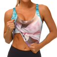 thumbnail image 3 of Fuzoiu Island Vacation Guinea Pig Print Women's Sports Vest,U-Back Sports Tank,Gym Vests,Athletic Sleeveless Shirts,Exercise Undershirts,Yoga, Gym, and Dance Wear-X-Large, 3 of 8