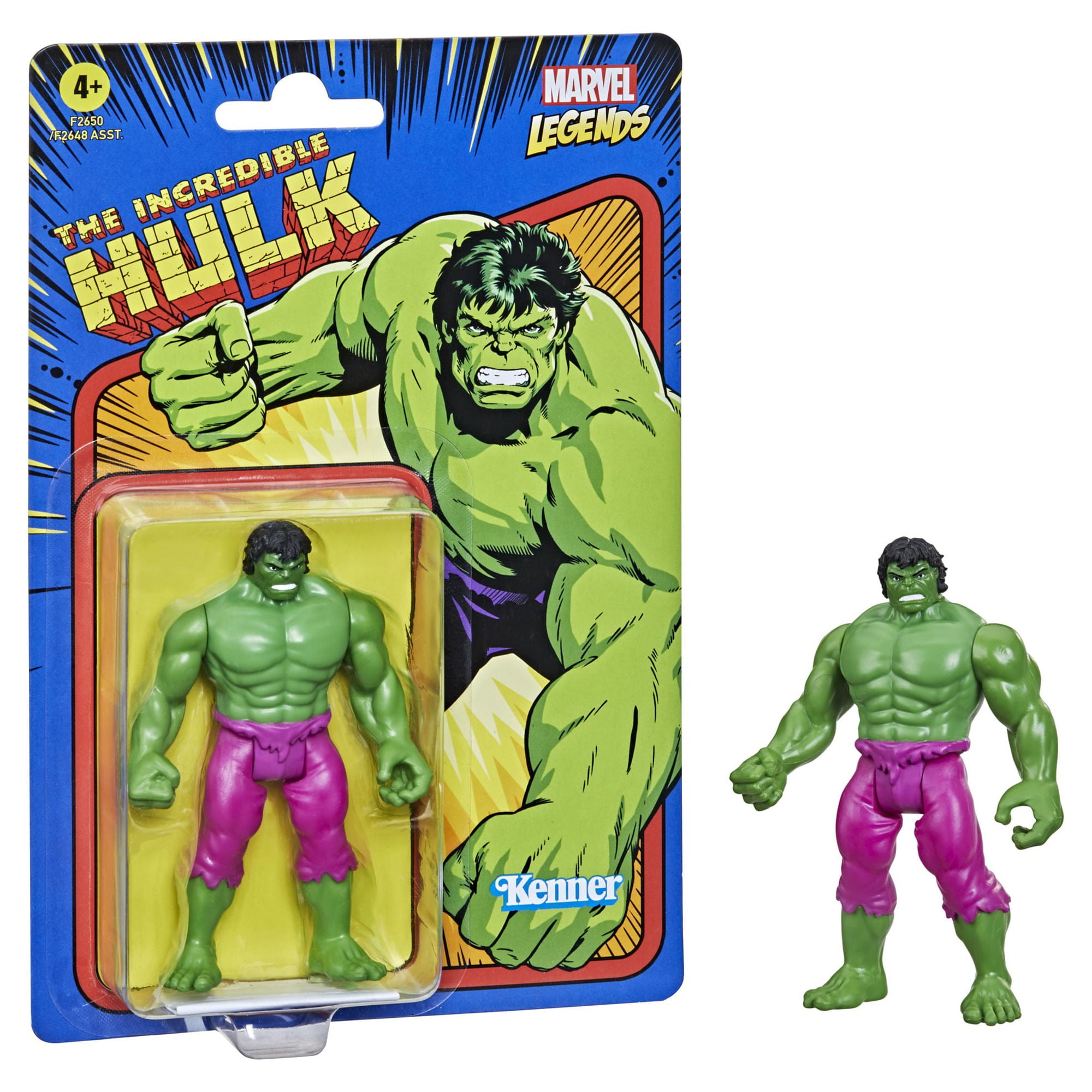 Marvel Legends Retro Collection - Figurine The Incredible Hulk 10 cm -  Figurines - LDLC