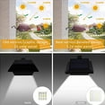 thumbnail image 3 of Luces solares para canalones, 40 luces LED inalámbricas para decoración de caminos de jardín y patio (1 paquete), 3 of 5