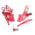 thumbnail image 2 of Motorcycle CNC Footrests Rear Sets Foot Pegs For BMW S1000RR 2015-2017 Red, 2 of 6