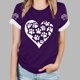 thumbnail image 5 of Tops Y Blusas de las Mujeres Estampadas Cuello Redondo Manga Corta, Poliéster Casual Top para Diario, Fiesta Y Todas las Estaciones, 5 of 8