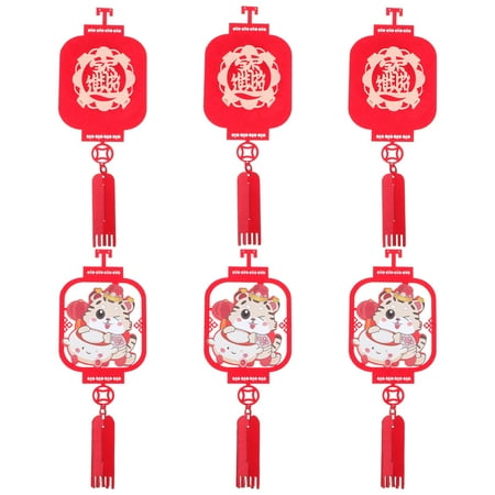 

HOMEMAXS 1Set New Year Lantern Pendant Creative Hanging Lantern Indoor Scene Pendant