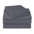 thumbnail image 1 of Matsuzay Sábana ajustable, funda de almohada, funda de colchón, juego de cama de poliéster para Hotel en casa, juego de cama Queen 4 Juegos de cama gris volle Größe, 1 of 6